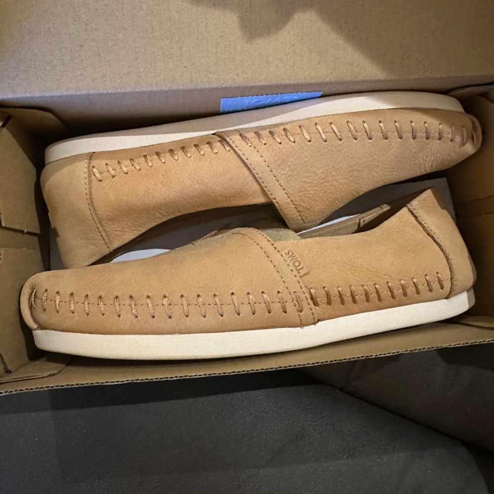 Tom’s Alparagata Honey leather shoes